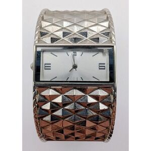 FMD Stainless Steel Rectangle Dial Women's‎ Watch FMDCT237 New Battery